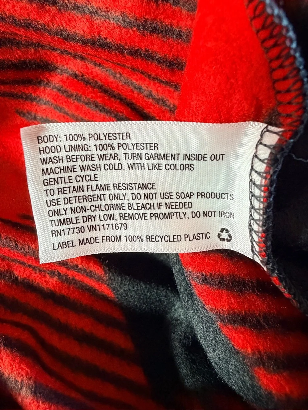 Cat & Jack Red and Black Buffalo Plaid Sleepwear